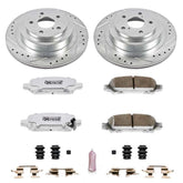 Power Stop 05-09 Subaru Legacy Rear Z26 Street Warrior Brake Kit