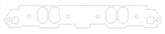 Cometic Chrysler W2 Head V8 .031in Fiber Intake Manifold Gasket Set