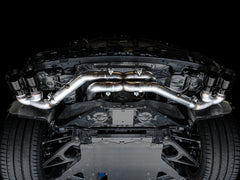 تعديل AWE 2020 Chevrolet Corvette (C8) Track Edition - نصائح Quad Diamond Black