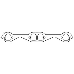 Cometic Chevy Gen1 Small Block V8 .060in HTS Exhaust Mani Gskt Set-1.710in x 1.550in Brodix D Ports