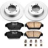 Power Stop 90-94 Eagle Talon Rear Z17 Evolution Geomet Coated Brake Kit