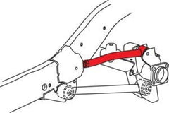 ذراع التحكم العلوي القابل للتعديل من SPC Performance مع المحور X لسيارة Jeep JK