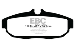 EBC 12 Ford Mustang 5.8 Supercharged (GT500) Shelby Bluestuff Rear Brake Pads