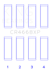 King 08-09 Chrysler Caliber SRT4 / Mitsubishi/Hyundai/Kia World Engine Connecting Rod Bearing Set