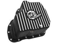 aFe 011-16 GM Diesel Trucks V8-6.6L LML Engine Oil Pan Black POWER Pro Series w/ Machined Fins