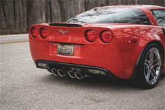 عادم خلفي مصقول لـ Corsa 06-13 Chevy Corvette C6 Z06 7.0L / 09-13 ZR1 6.2L مع أطراف مزدوجة مقاس 4.5 بوصة