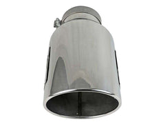aFe Power Universal 5in Inlet 8in Outlet MACH Force-XP Clamp On Exhaust Tip - مصقول