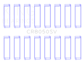 King 11+ BMW S63/S63N/N63/N63N Rod Bearing Set