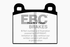EBC 69-75 Ferrari 246 Dino 2.4 Bluestuff Front Brake Pads