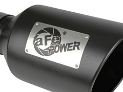 طرف عادم aFe Power MACH Force-Xp 409 من الفولاذ المقاوم للصدأ باللون الأسود