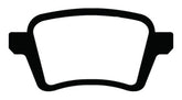 EBC 13+ Fiat 500L 1.4 Turbo Yellowstuff Rear Brake Pads