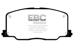 وسادات الفرامل الأمامية Greenstuff لسيارة Lexus ES250 2.5 موديل EBC 90-91