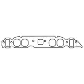 Cometic GM Gen-V/VI BB V8 .125in KF Fiber Intake Mani Gskt Set-1.848in x 2.042in Oval Port