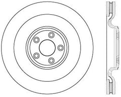 StopTech Drilled Sport Brake Rotor