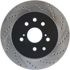StopTech Slotted & Drilled Sport Brake Rotor Left Rear 13-14 Lexus GS300/350/400/430