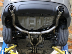 عادم aFe MACH Force-Xp 3in 304 SS Cat-Back 15-20 Dodge Charger Hellcat V8-6.2L/6.4L بدون كاتم صوت