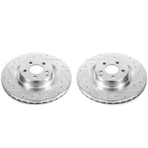 Power Stop 09-14 Mercedes-Benz CL550 Front Evolution Drilled & Slotted Rotors - Pair