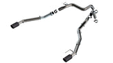 Borla 24-25 Ford Ranger Raptor 2.75in Tail Pipe Kit 4in Tip - Carbon Fiber Black Anodized