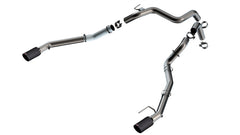 Borla 24-25 Ford Ranger Raptor 2.75in Tail Pipe Kit 4in Tip - Carbon Fiber Black Anodized