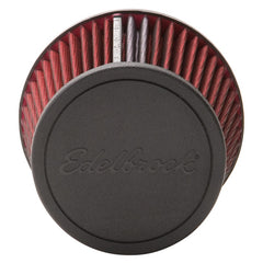 فلتر هواء Edelbrock Pro-Flo Series مخروطي مقاس 6.5 بوصة أحمر/أسود