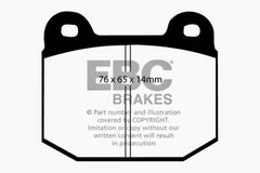 وسادات الفرامل الخلفية من Redstuff لسيارة Mitsubishi Lancer Evolution 2.0 Turbo EBC 99-03