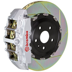 بريمبو 02-08 G500/03-04 G55/09-18 G550 Fr GT BBK 8 Pist Cast 365x34 2pc Rotor Slotted Type1-Silver