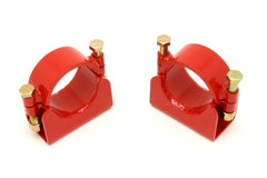 مجموعة حامل قضيب التوازن BMR 82-02 من الجيل الثالث مع محاور مقاس 3.0 بوصة مع دعامة تثبيت بمسامير - أحمر