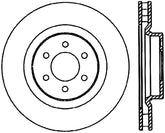 StopTech Power Slot 92-02 Dodge Viper Front Right Cryo Slotted Rotor