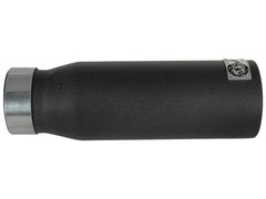أطراف عادم aFe MACHForce XP SS-304 EXH مقاس 3 بوصات × 4 مخارج × 12 لترًا مثبتة بمسامير (أسود)