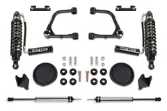 Fabtech 2022 Toyota Tundra 4WD Factory Rear Coils 3in UCA Sys w/Fr Dirt Logic 2.5 Resi C/O Rr Coil
