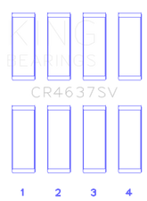 King Audi BYT/CDNC/CCZD/CPSA (Size 0.50) Connecting Rod Bearing Set