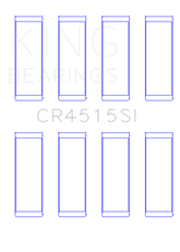 King Ford/Mazda 2.0L Duratec (Size +0.25) Silicon Bi-Metal Aluminum Rod Bearing Set