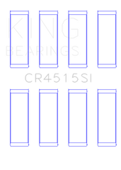 King Ford/Mazda 2.0L Duratec (Size +0.25) Silicon Bi-Metal Aluminum Rod Bearing Set