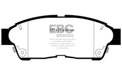 وسادات الفرامل الأمامية من Redstuff لسيارة Toyota Camry 2.2 موديل EBC 92-01