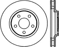 StopTech 98-02 Chevrolet Camaro / Pontiac Firebird/Trans Am Slotted & Drilled Front Right Rotor
