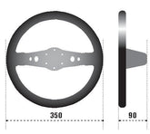 Sparco Steering Wheel 215 Suede Black