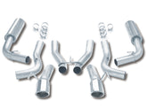 بورلا 96-02 فايبر GTS/R/T-10 كوبيه/كونفيرتابل 2dr مع نظام عادم SS Catback بفتحات 2.5 بوصة