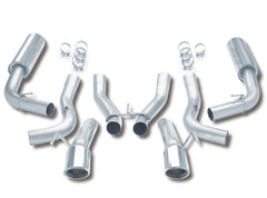 بورلا 96-02 فايبر GTS/R/T-10 كوبيه/كونفيرتابل 2dr مع نظام عادم SS Catback بفتحات 2.5 بوصة