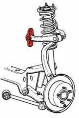 طقم انحناء خلفي SPC Performance لسيارة Mitsubishi Eclipse 95-05/Chrysler Sebring 95-06 مع فواصل