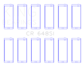 King Jeep 232CI/242CI/248CI / Rambler 232CI (Size .010) Connecting Rod Bearing Set