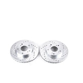 Power Stop 02-06 Acura RSX Front Evolution Drilled & Slotted Rotors - Pair