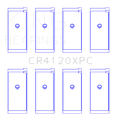 King 1992+ Mitsubishi 4G63/4G64 EVO I-IV (Size 0.25) Connecting Rod Bearing Set