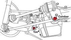 طقم مسامير الحدبة/إصبع القدم من SPC Performance 01-05 Toyota Rav4