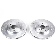 Power Stop 01-06 Lexus LS430 Front Evolution Drilled & Slotted Rotors - Pair