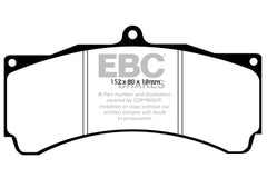 EBC Brakes Yellowstuff Performance Brake Pads