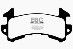 وسادات الفرامل الخلفية من Redstuff لسيارة Buick Riviera (Fwd) 3.8 Turbo EBC 79-85