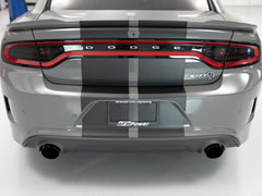 أطراف عادم بديلة سوداء مقاس 4-1/2 بوصة من aFe MACH Force-XP - موديلات 15-19 Dodge Charger/Hellcat