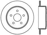 StopTech 07-18 Jeep Wrangler Cryo Slotted Rear Left Sport Brake Rotor