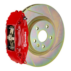 بريمبو 02-07 Impreza/WRX/08-14 WRX GT أمامي BBK 4 مكابس مصبوبة 326 × 30 قطعة واحدة دوار مشقوق نوع 1-أحمر