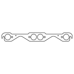 Cometic Chevy Gen1 Small Block V8 .060in Fiber Exhaust Mani Gskt Set-1.500in Round Port-23 Deg Head